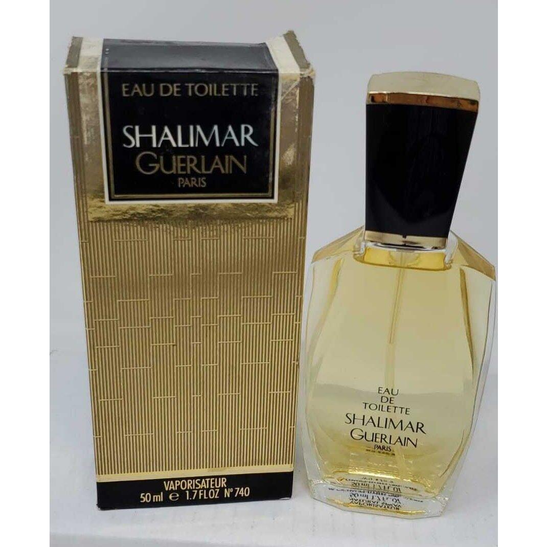 Guerlain Shalimar 1.7 Fl. Oz. Edt Spray Old Formula Damage Box