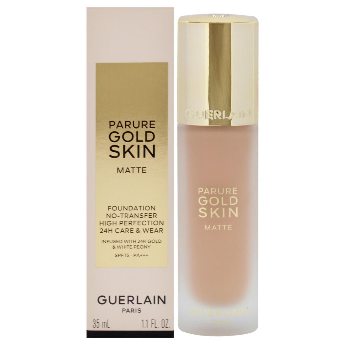 Guerlain Parure Gold Skin Matte 24H Wear Foundation Spf 15-2N Neutral - 1.1 oz