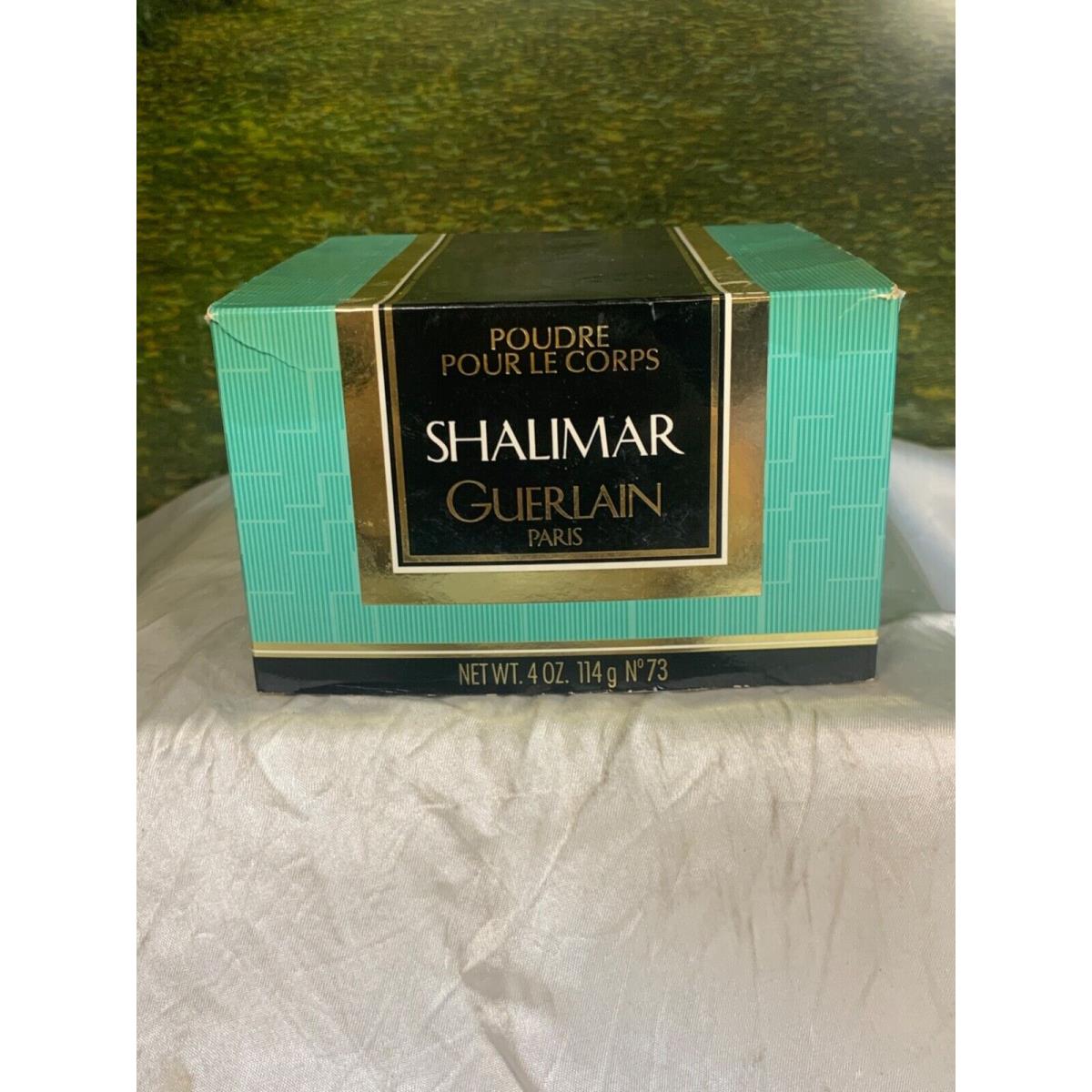 Guerlain Shalimar 114G Vintage Body Powder