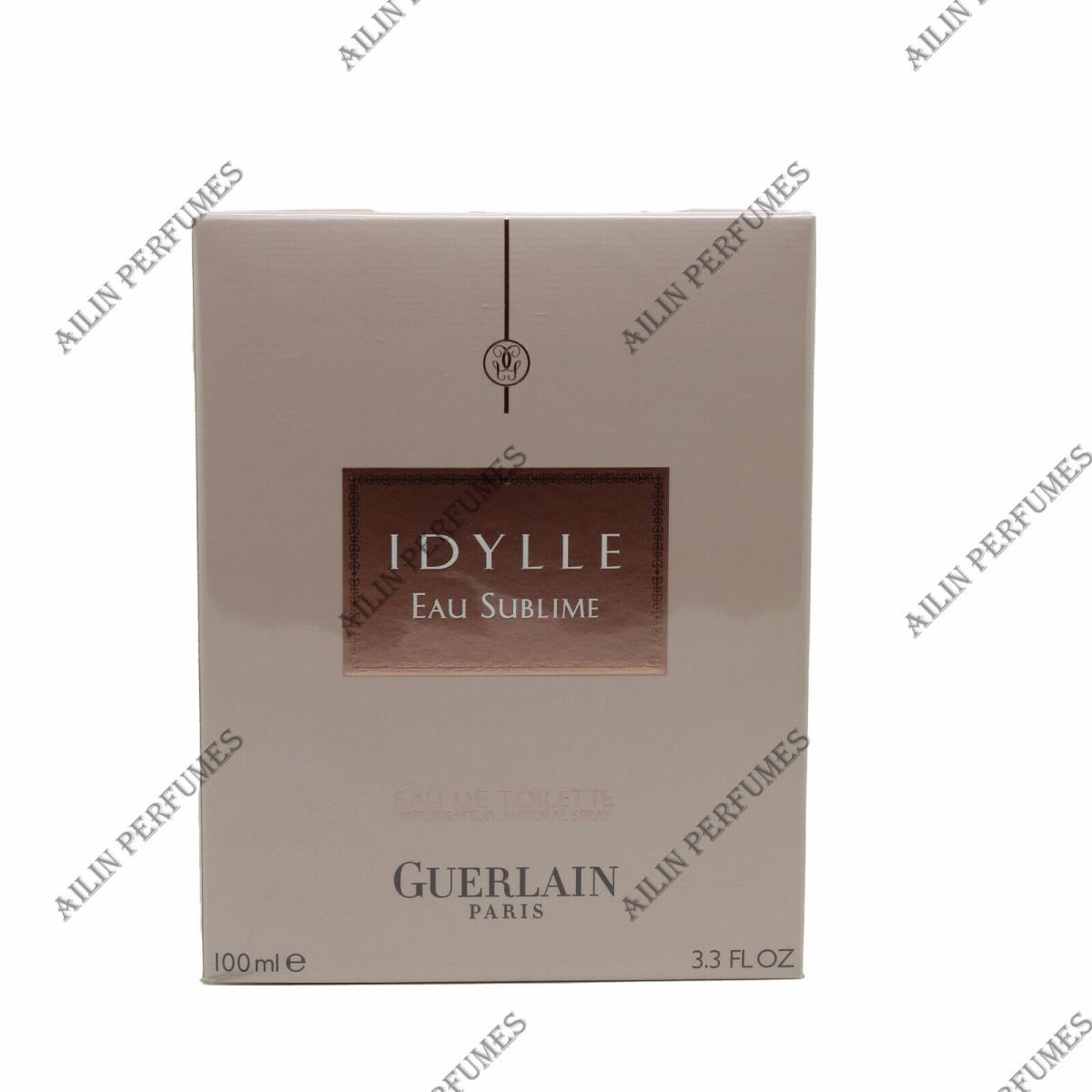 Idylle Eau Sublime by Guerlain 3.3 oz 100 ml Eau de Toilette Spray Women