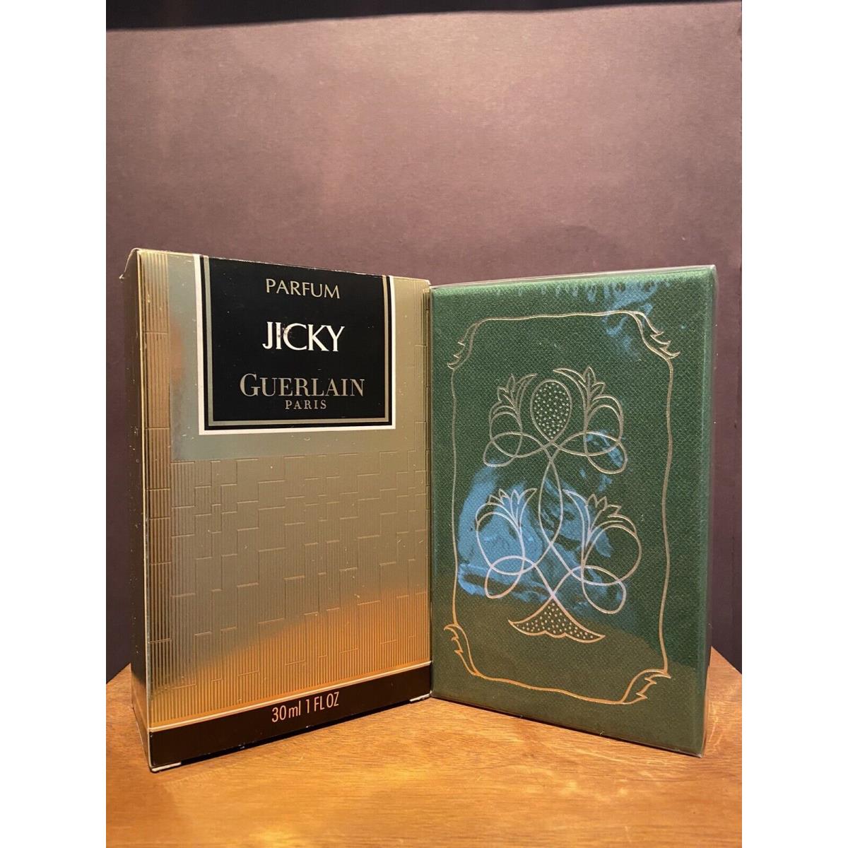 Guerlain Jicky 1 oz / 30 ml Flacon Parfum Extrait Paris France Box Rare