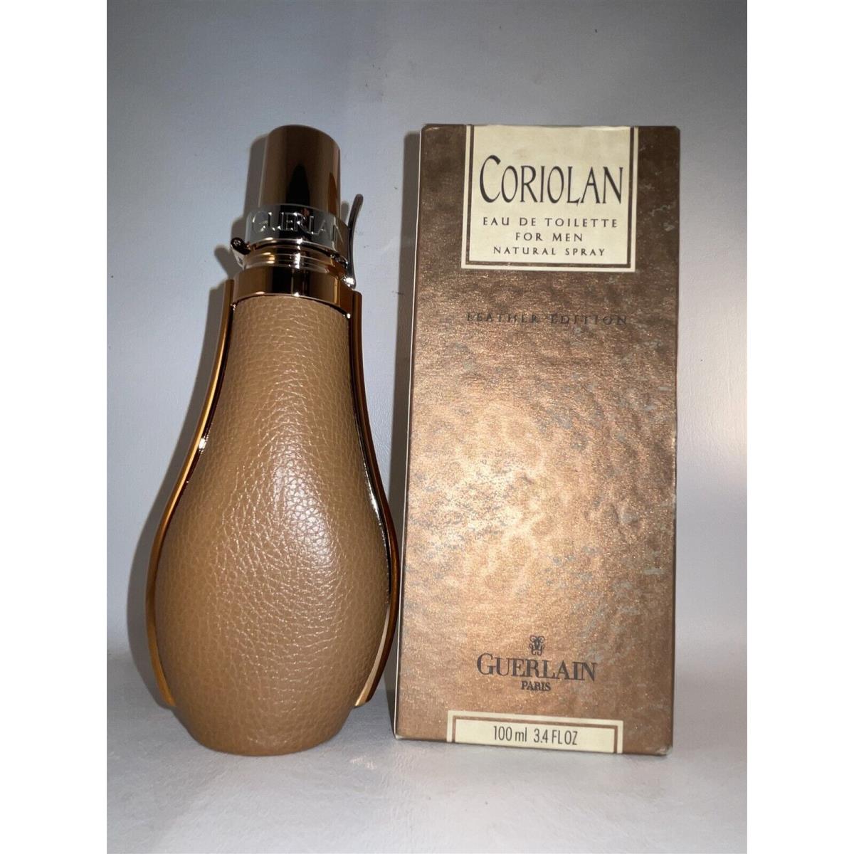 Guerlain Coriolan 3.4 Oz Eau de Toilette Edt Men Cologne Leather Rare Boxed