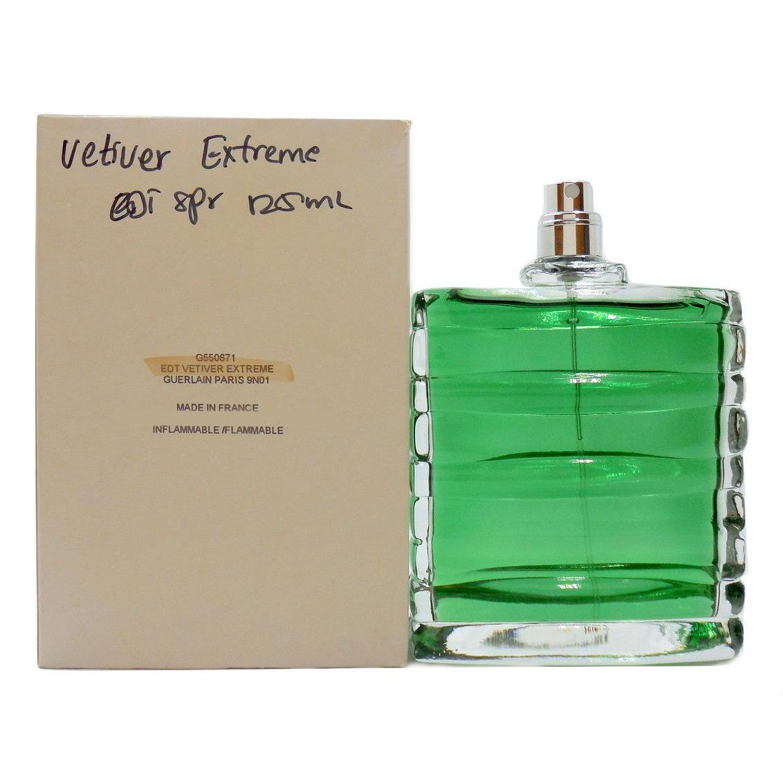 Guerlain Vetiver Extreme Eau DE Toilette Spray 125 ML/4.2 Oz.no Cap T