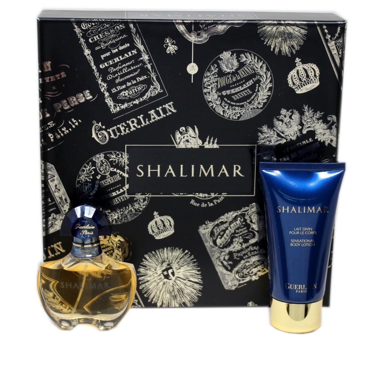 Guerlain Shalimar 2 Piece Gift Set Eau DE Toilette Natural Spray 30 ML/1 Fl.oz