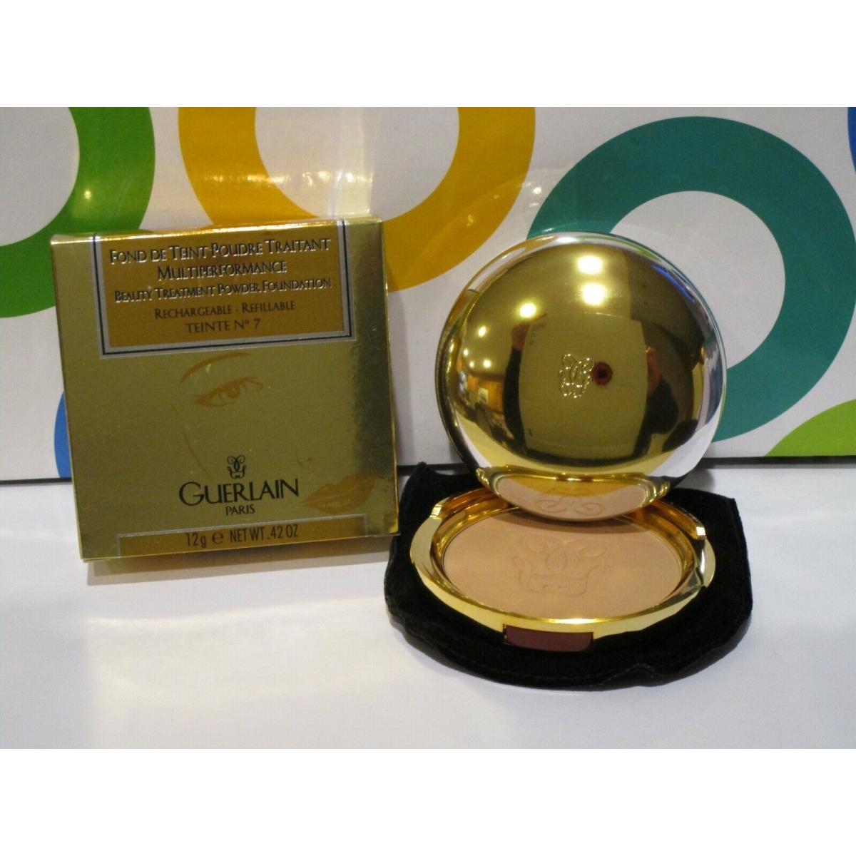 Guerlain ~ Multiperformance Treatment Powder Foundation ~ Multiperformance Treatment Powder Foundation 07 .42 OZ Boxed