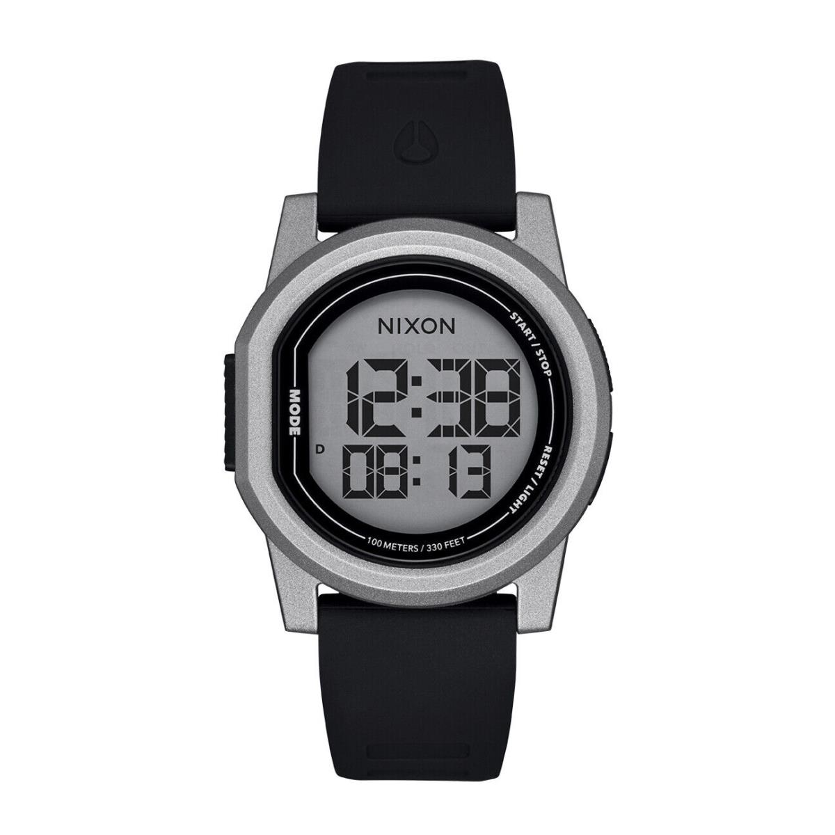 Nixon The Disk Watch 5190-Gunmetal-Black-Positive - 5190-Gunmetal-Black-Positive