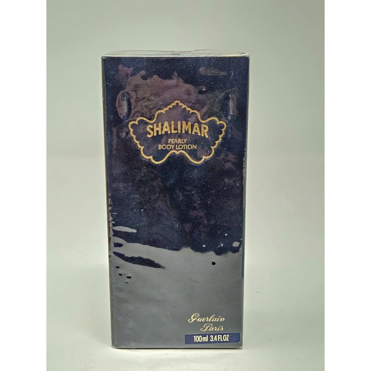 Vintage Shalimar Pearly Body Lotion Guerlain Paris 100ML 3.4 fl oz