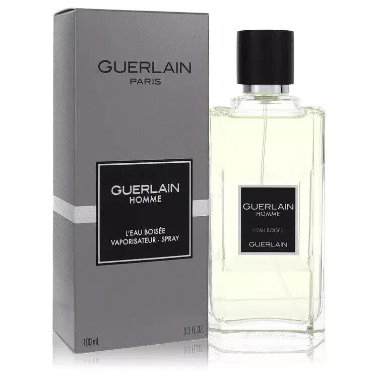 Guerlain Homme L`eau Boisee 3.3/3.4 oz -100 ml Eau De Toilette Spray For Men