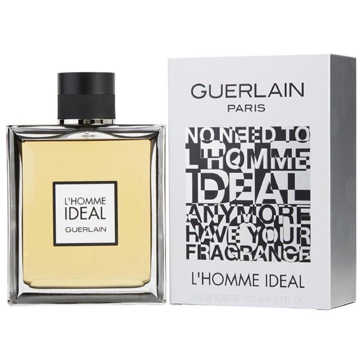 L`homme Ideal Guerlain 5.0 oz / 150 ml Eau de Toilette Edt Men Cologne Spray