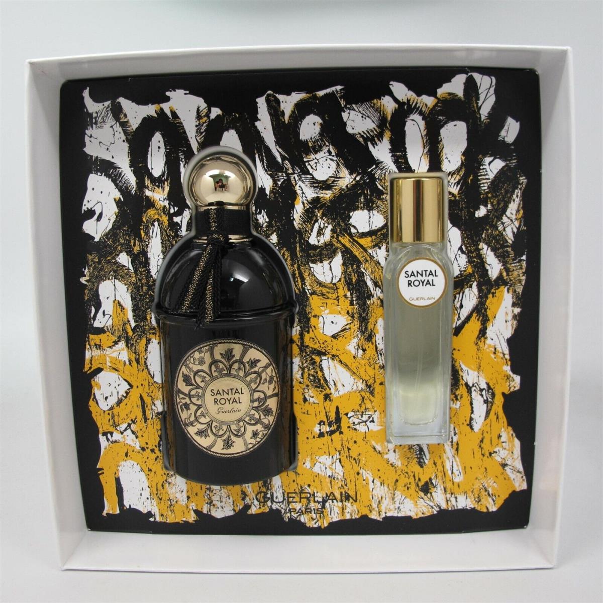 Santal Royal by Guerlain 2 Pc Set: 125 ml/4.2 oz Edp Spray 0.5 oz Edp Spray