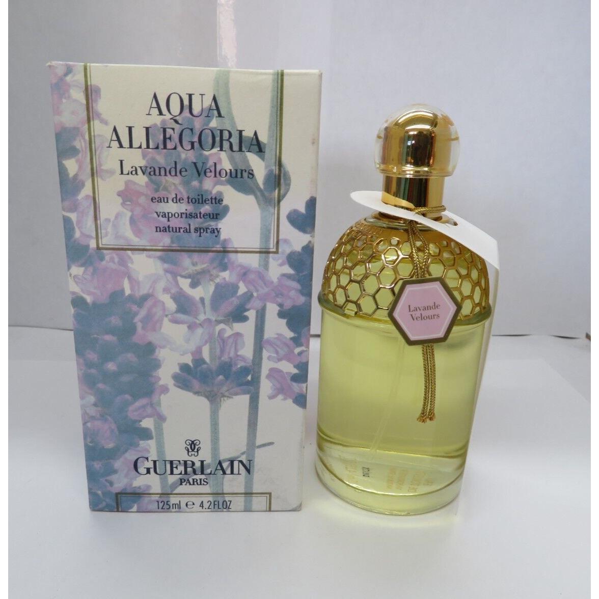 Guerlain Aqua Allegoria Lavande Velours 4.2 oz/125ml Eau DE Toilette Spray Rare