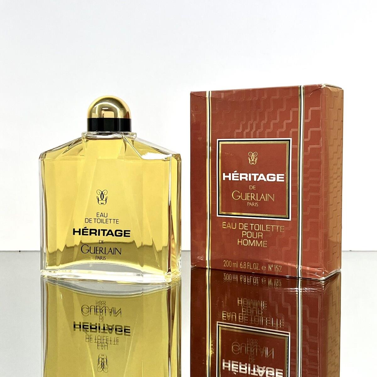 Heritage De Guerlain For Men 200ml-6.8oz Edt Splash Rare BC17