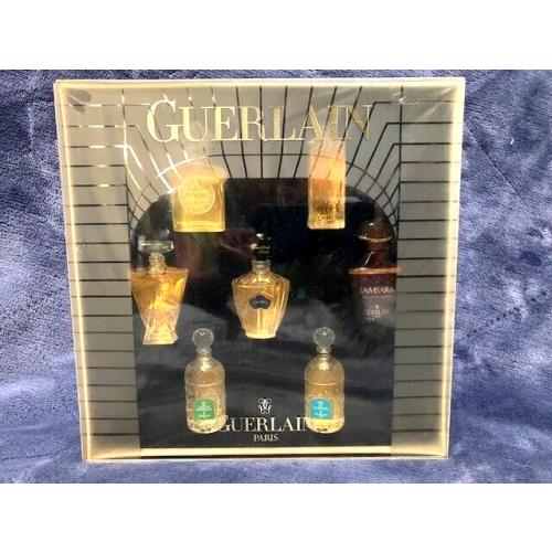 Vtg Guerlain Mini Collection Set Shalimar Champs Elysees Pcs