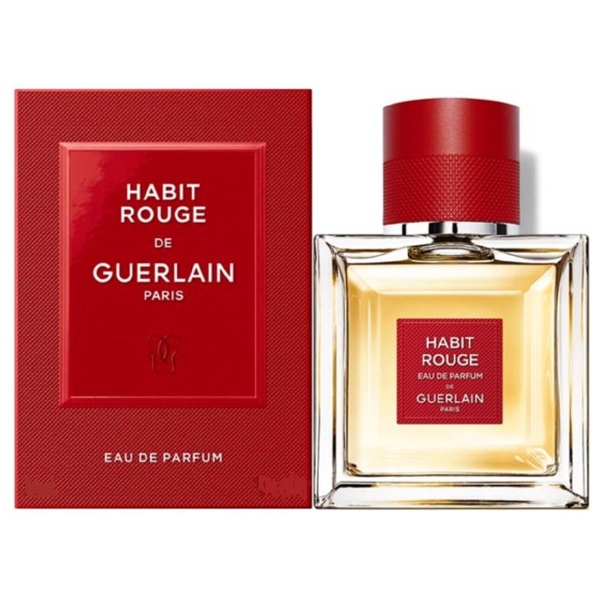 Habit Rouge Package Guerlain 5.0 oz / 150 ml Eau De Toilette Men Cologne