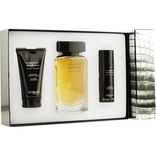 L`instant De Guerlain By Guerlain For Men.3 Pcs Set-edt Spray 4.2-Ounce Rare