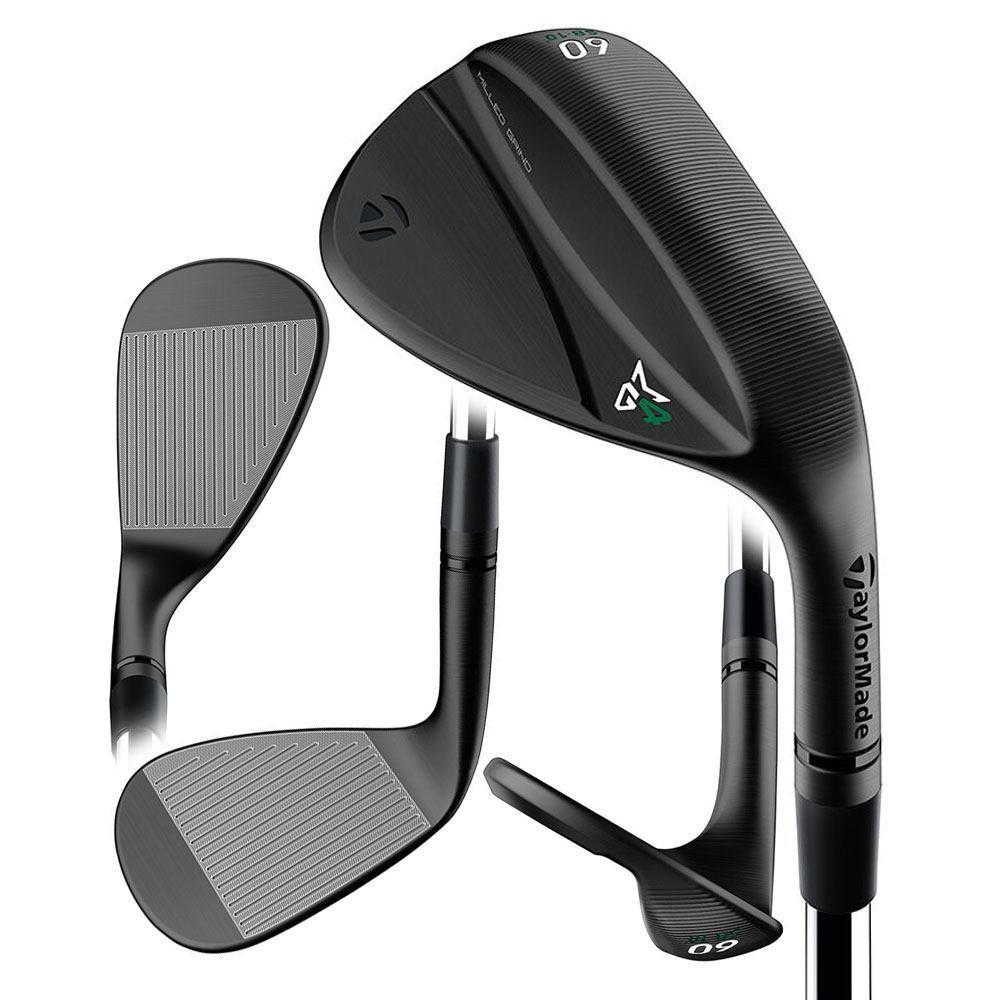 2024 Taylormade Milled Grind 4 Black Wedge - Chrome