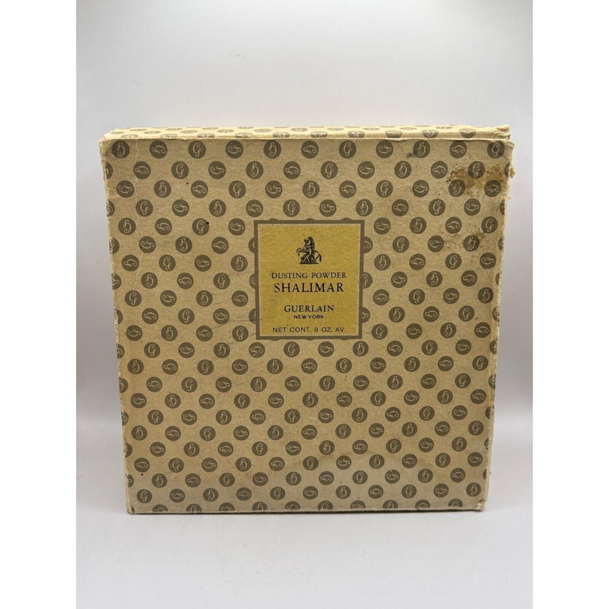 Guerlain Shalimar 8OZ Vintage Dusting Powder