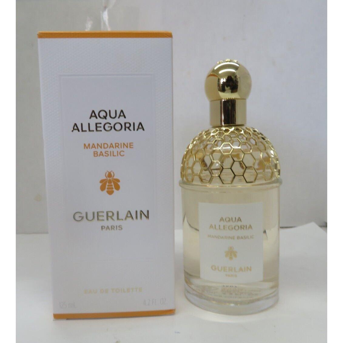 Guerlain Aqua Allegoria Mandarine Basilic Eau DE Toilette Spray 4.2 oz Read Desc