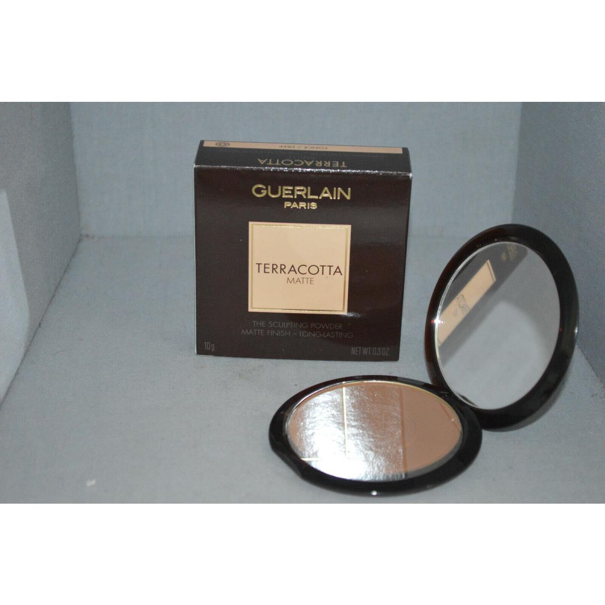 Guerlain Terracotta Matte The Sculpting Powder Deep .3oz Boxed