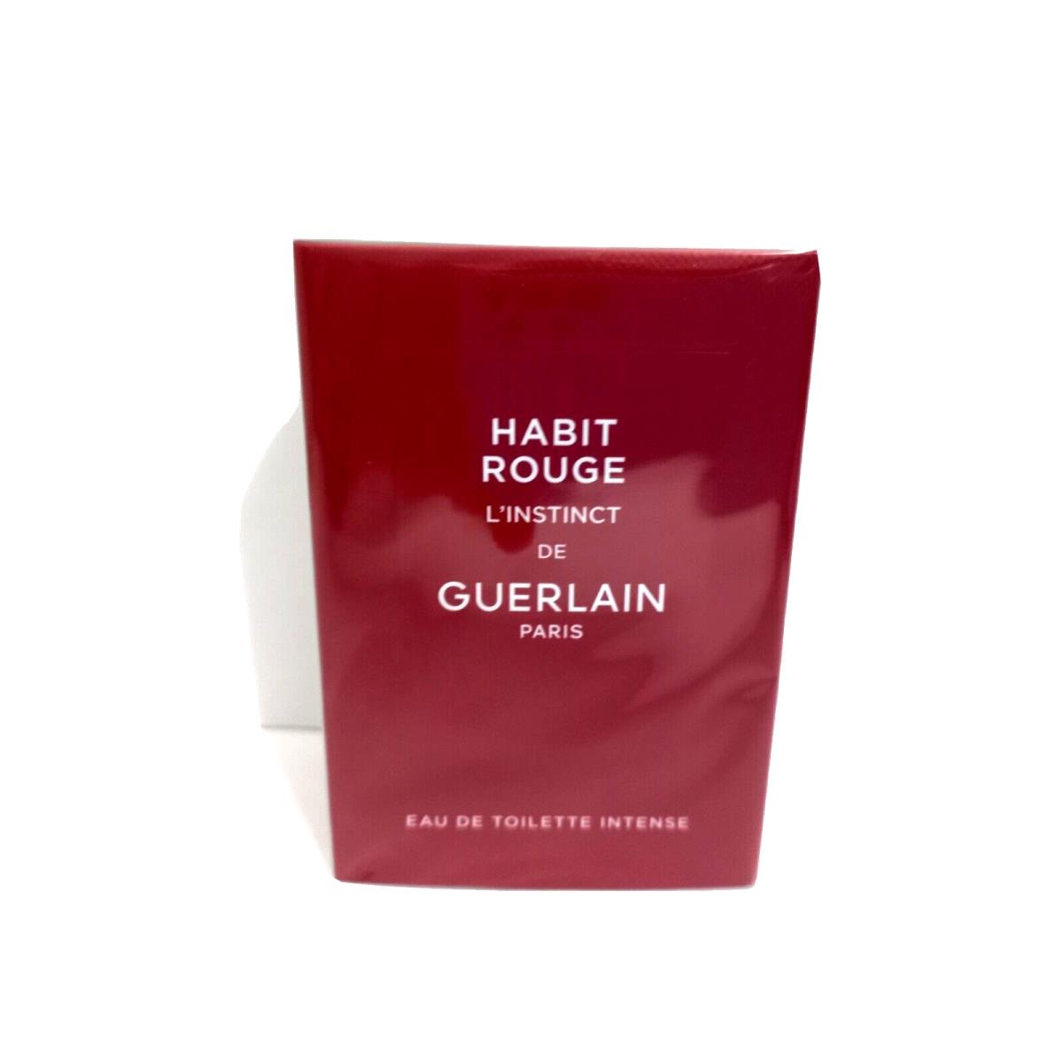 Habit Rouge L`instant de Guerlain Eau de Toilette Intense Spray For Men 1.6 fl