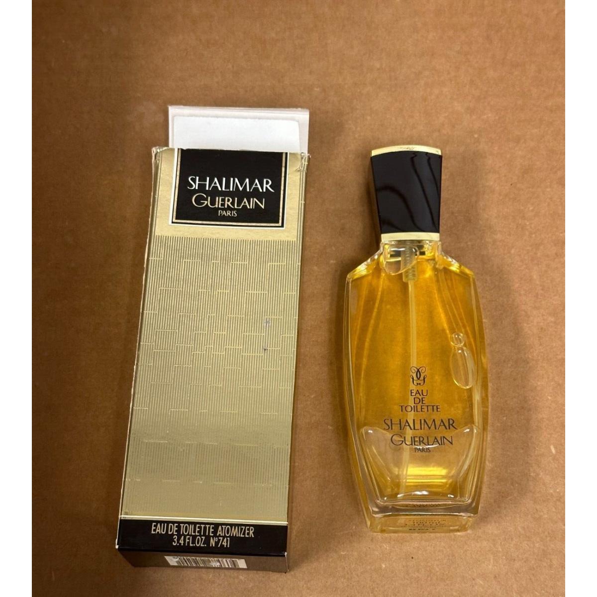 Vintage Shalimar by Guerlain Eau De Toilette Spray 3.4 oz No 741 Rare