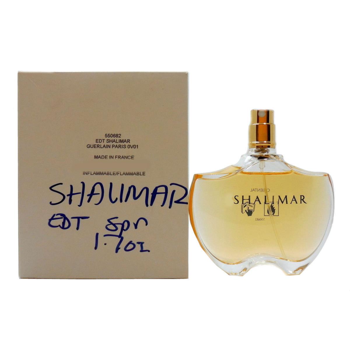 Shalimar BY Guerlain Eau DE Toilette Spray 50 ML/1.7 Fl.oz. NO Cap T