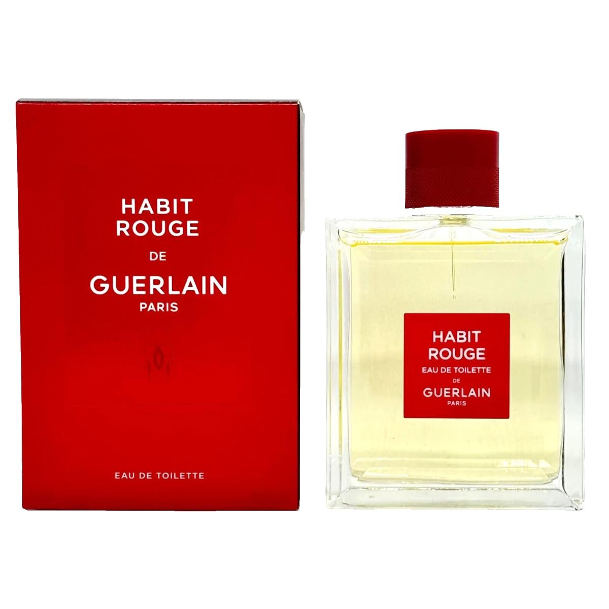 Habit Rouge by Guerlain For Men 5.0 oz Eau de Toilette Spray