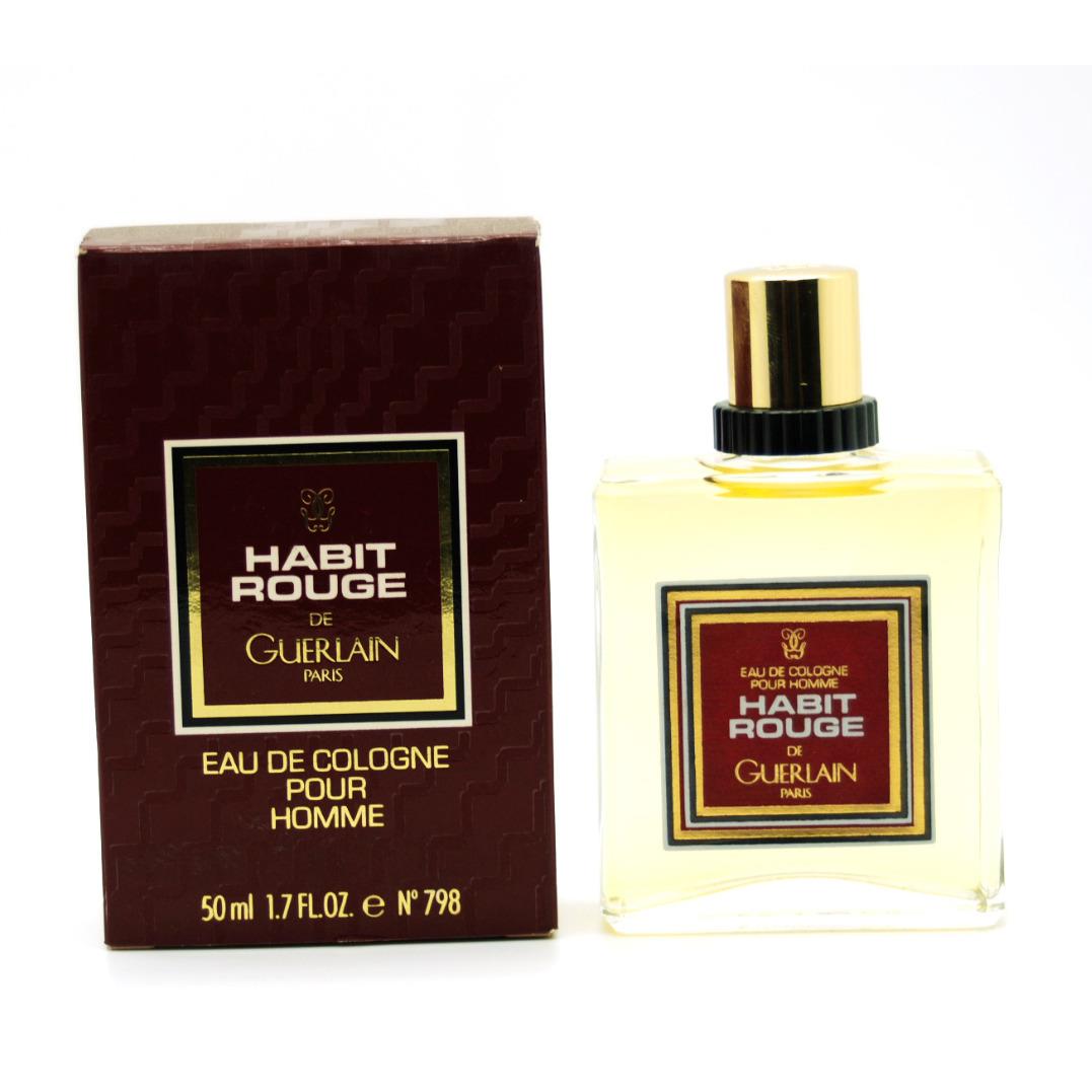 Habit Rouge by Guerlain 1.7 oz Eau De Cologne Splash For Men