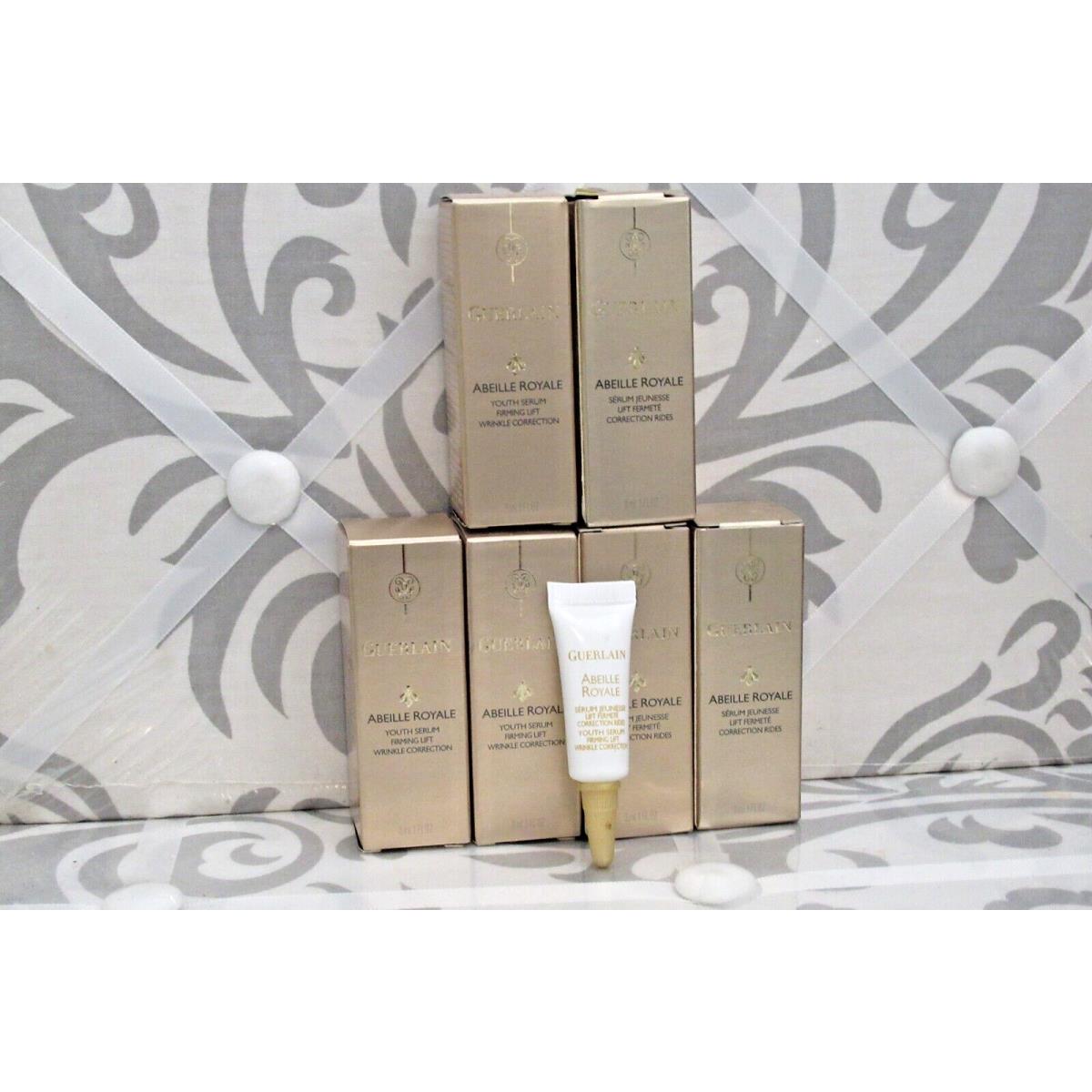 Guerlain Abeille Youth Serum Firming Lift Wrinkle Correction .1 Oz. Lot OF 6 Box