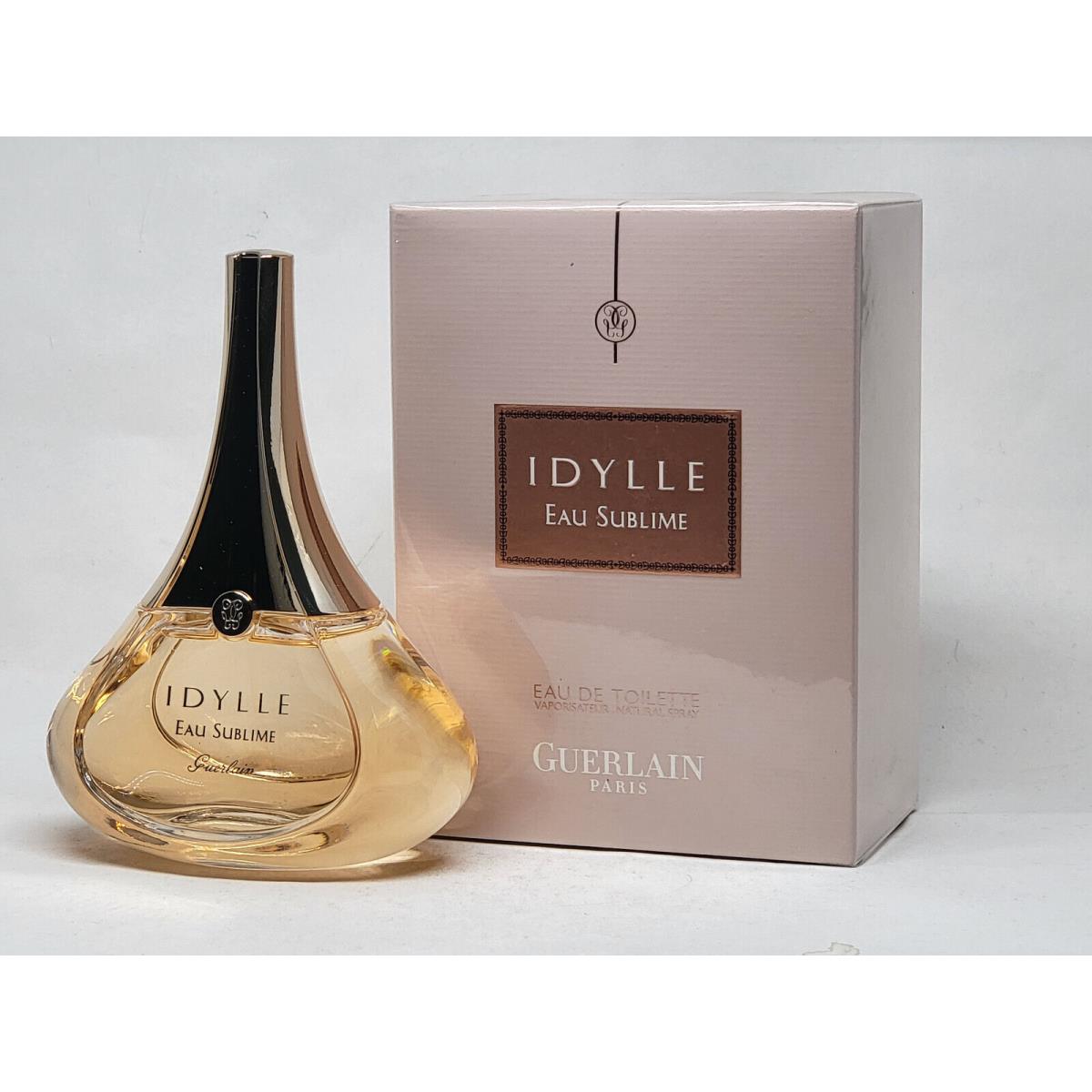 Idylle Eau Sublime by Guerlain 2.3 Oz Edt For Women 70ml Spray Rare