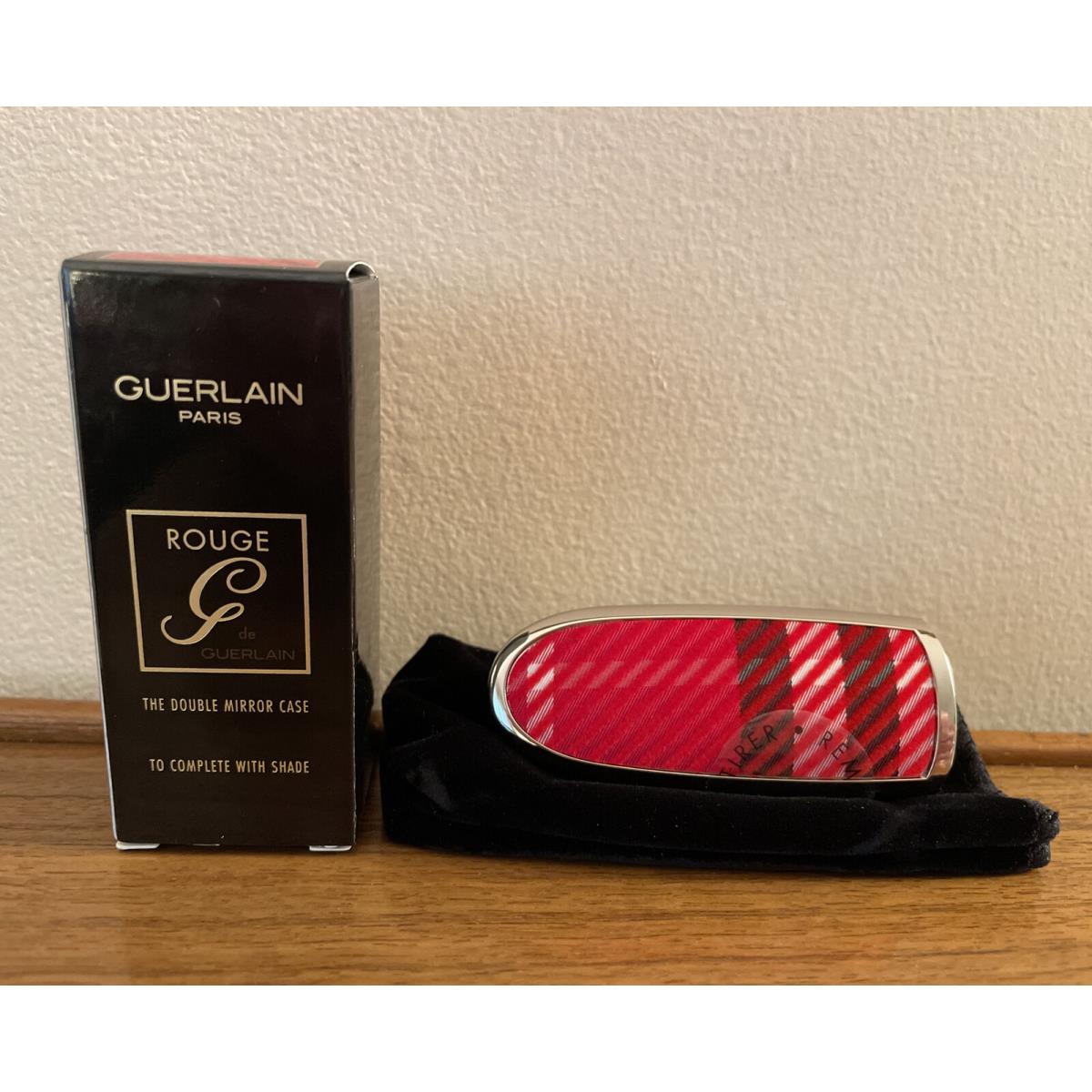 Guerlain Rouge G Graphic Tartan Velvet Lipstick Case