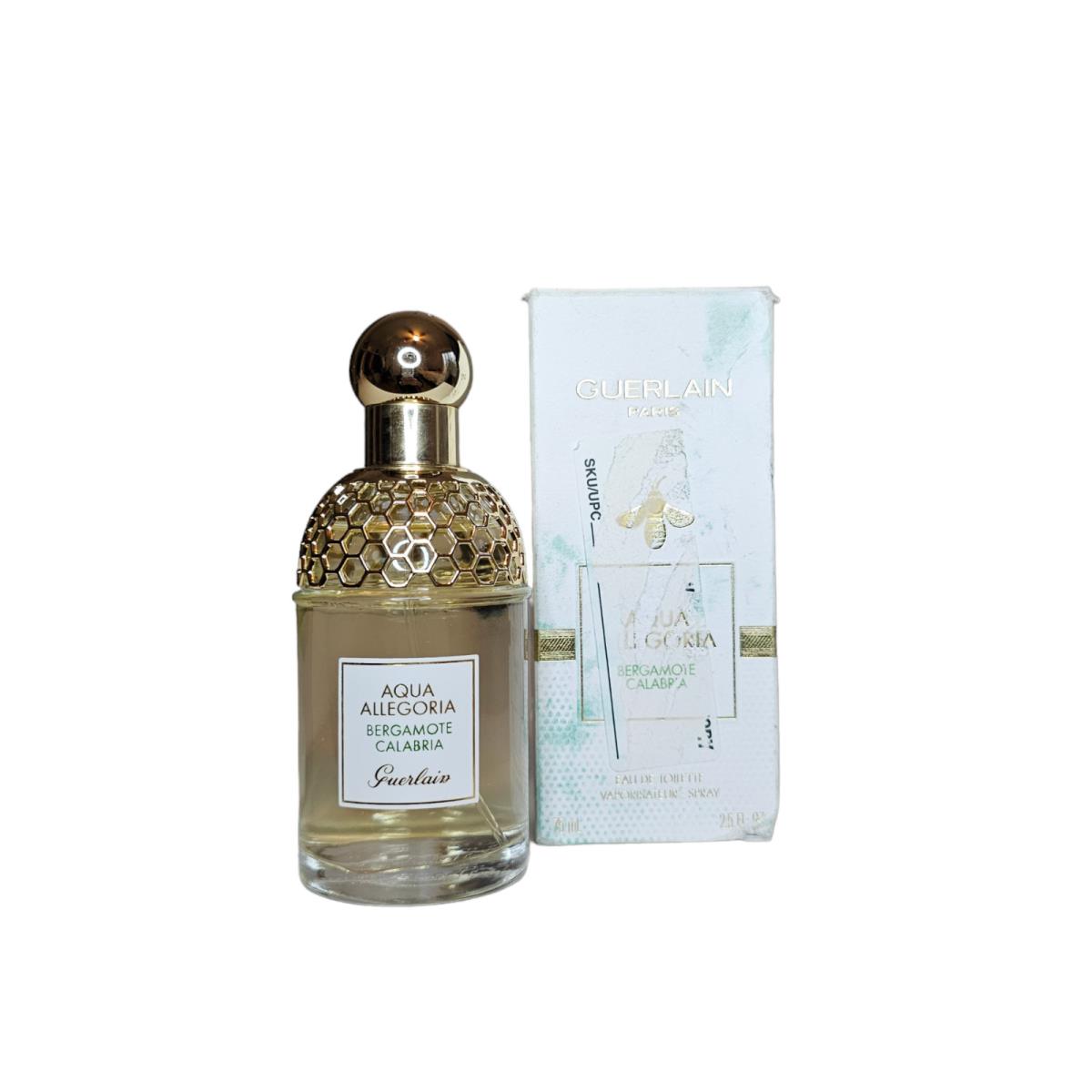 Guerlain Paris Aqua Allegoria Bergamote Calabria Eau De Toilette 2.5 Box Damage