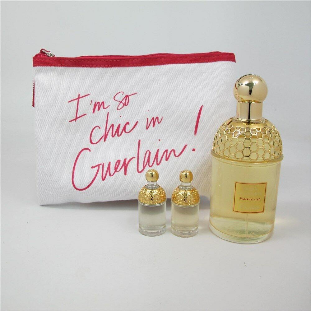 Aqua Allegoria Pamplelune by Guerlain 4 Pc Set: 4.2 oz Spray 2x 0.25 oz Mini