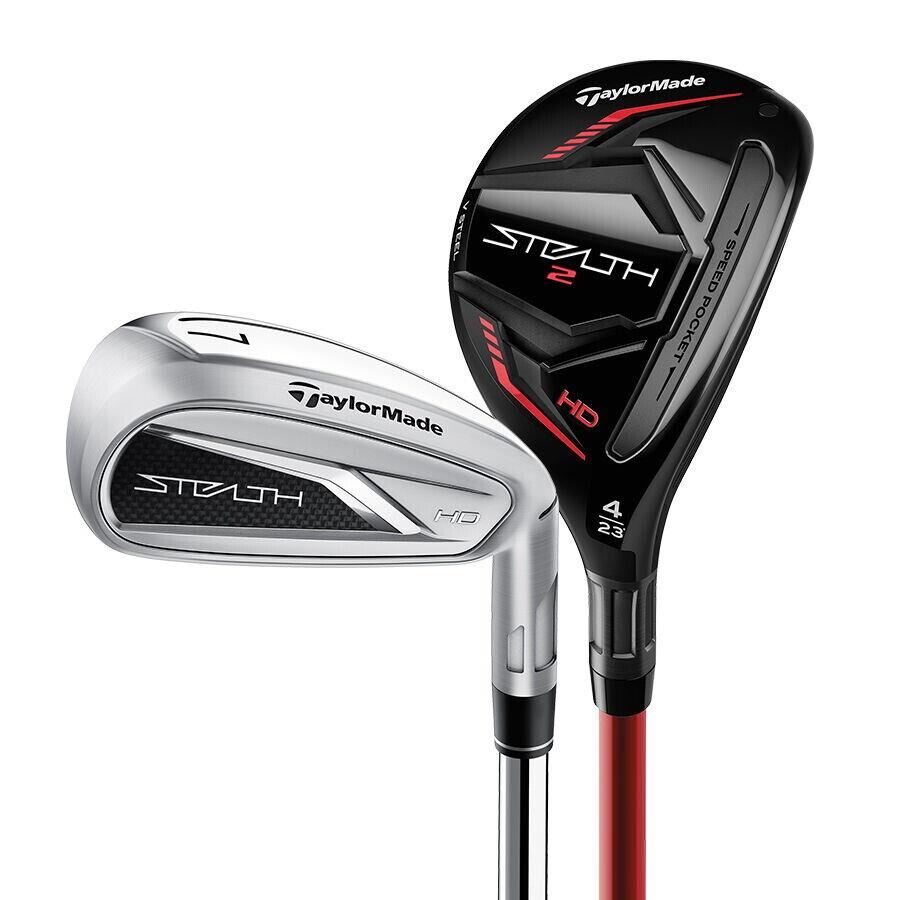 Taylormade Stealth 2 HD Combo Iron Set 4H 5H 6-PW Steel Stiff Flex Right Hand