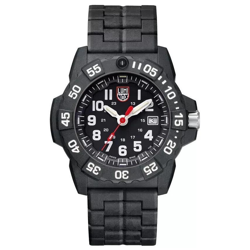 Luminox Navy Seal 45mm Black Dial Men`s Watch XS.3502.L