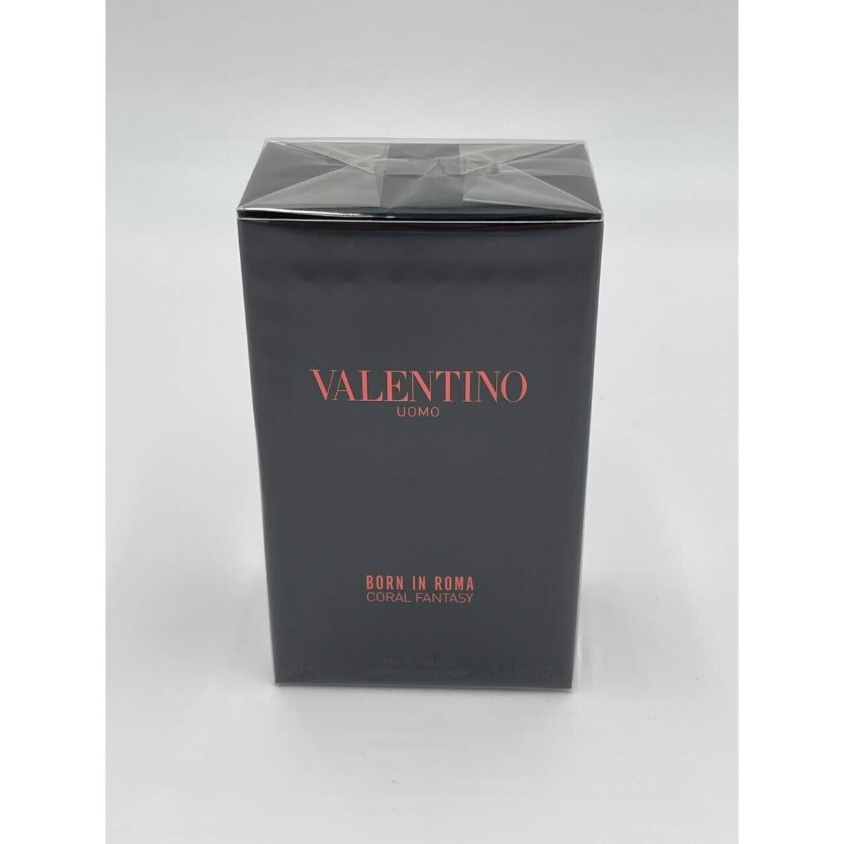 Valentino Uomo Born IN Roma Coral Fantasy Eau DE Toilette Spray 1.7 Oz / 50 ml