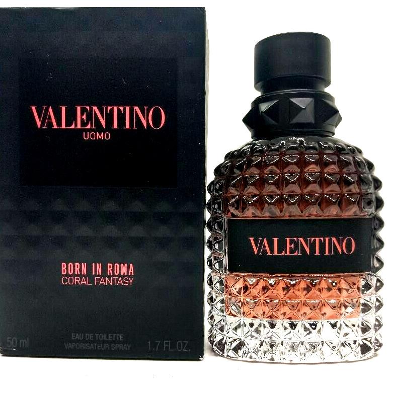 Valentino Uomo Born IN Roma Coral Fantasy Eau DE Toilette Spray 1.7 Oz / 50 ml