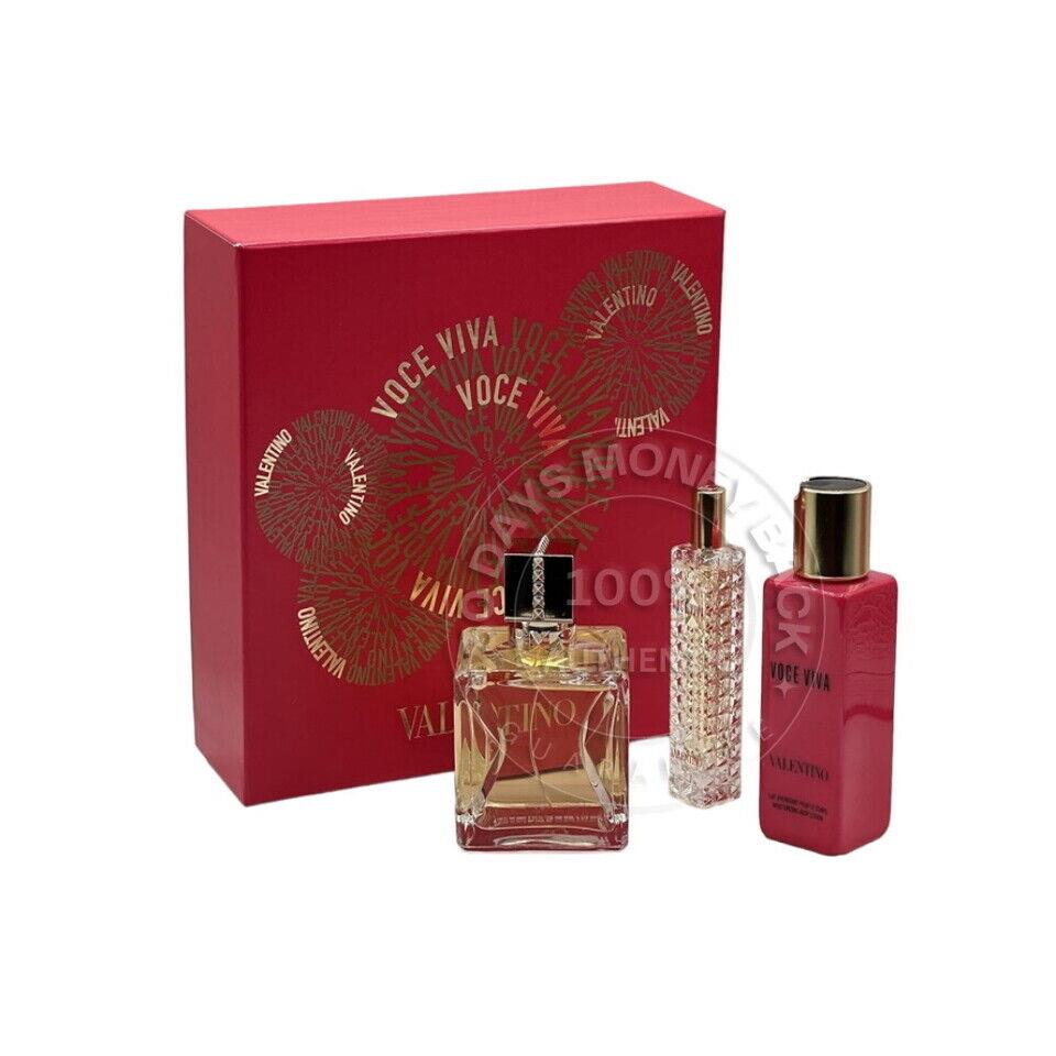 Valentino Voce Viva Eau de Parfum 3PCS Gift Set For Women