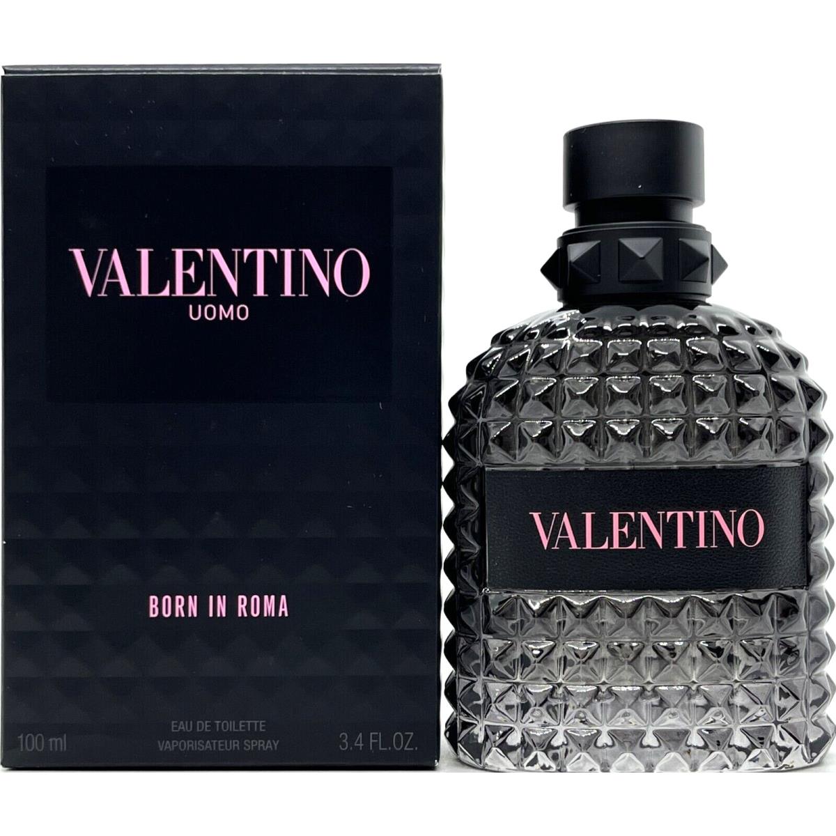 Valentino Uomo Born IN Roma Eau DE Toilette Spray For Men 3.4 Oz / 100 ml