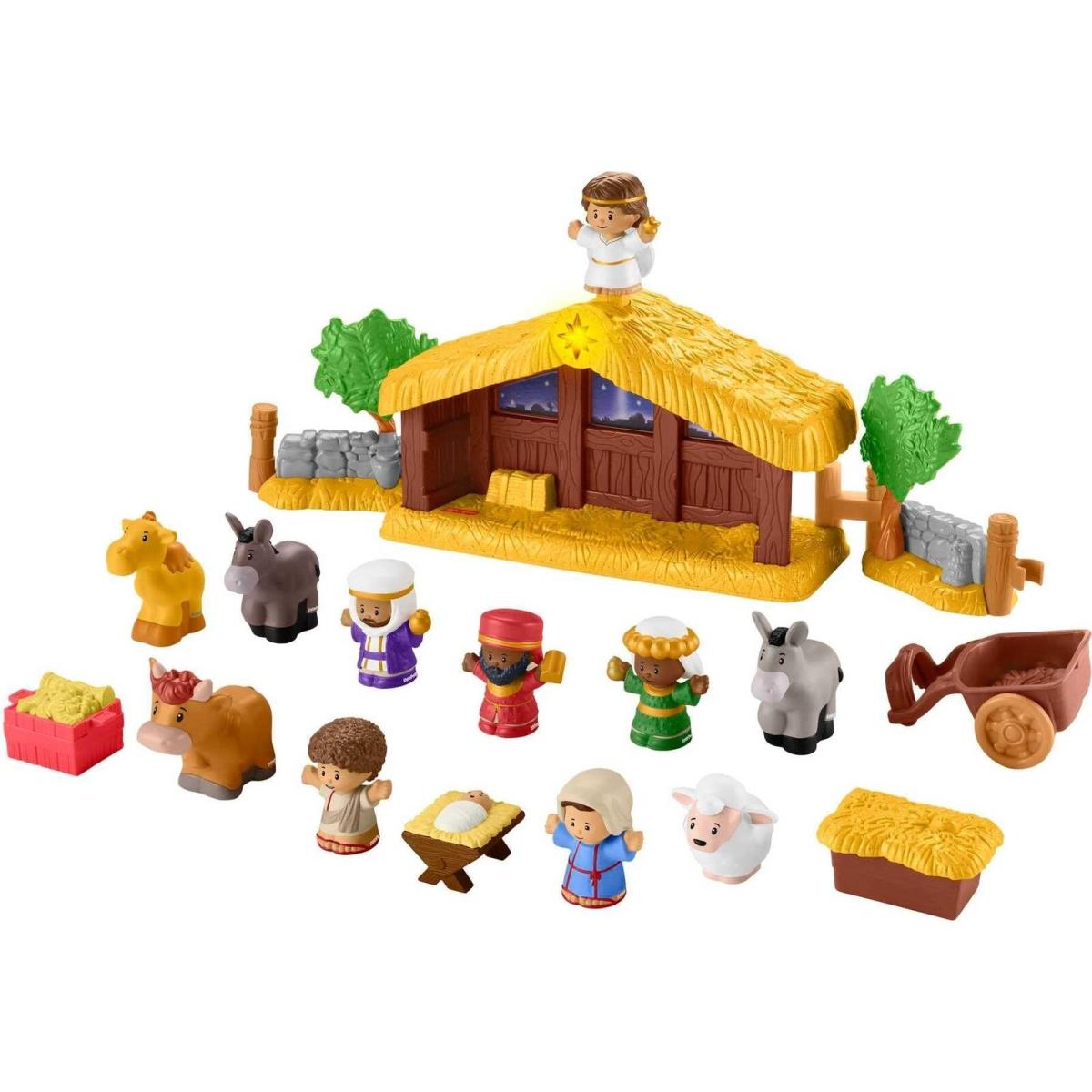 Little People Nativity Playset Musical Toy For Toddlers Ages 1-5