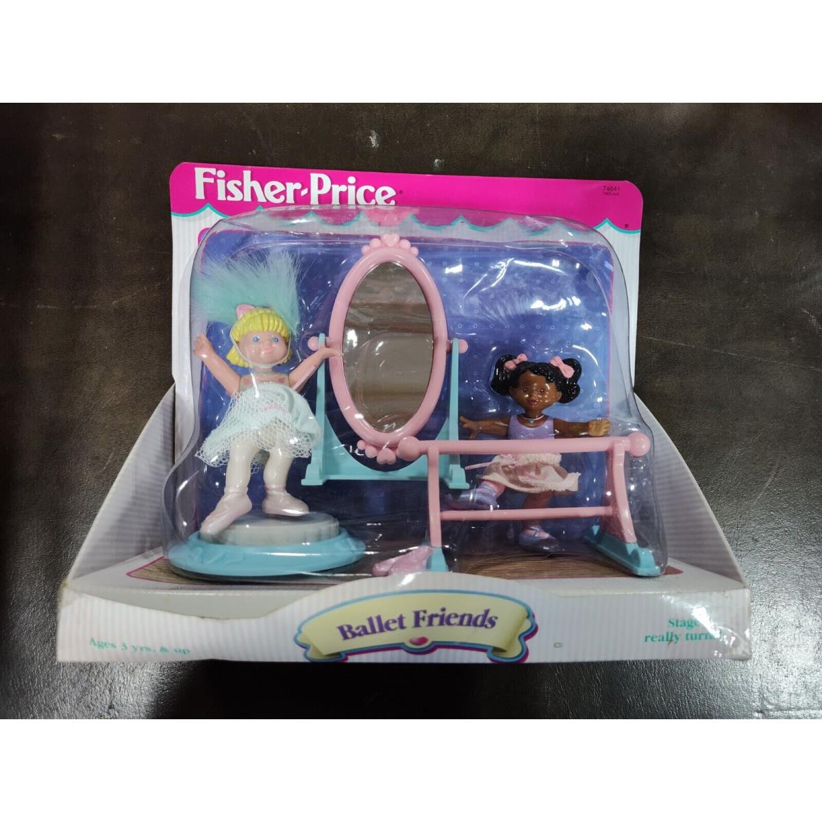 Vintage Fisher Price Dream Dollhouse Ballet Friends 74641 1998 J19