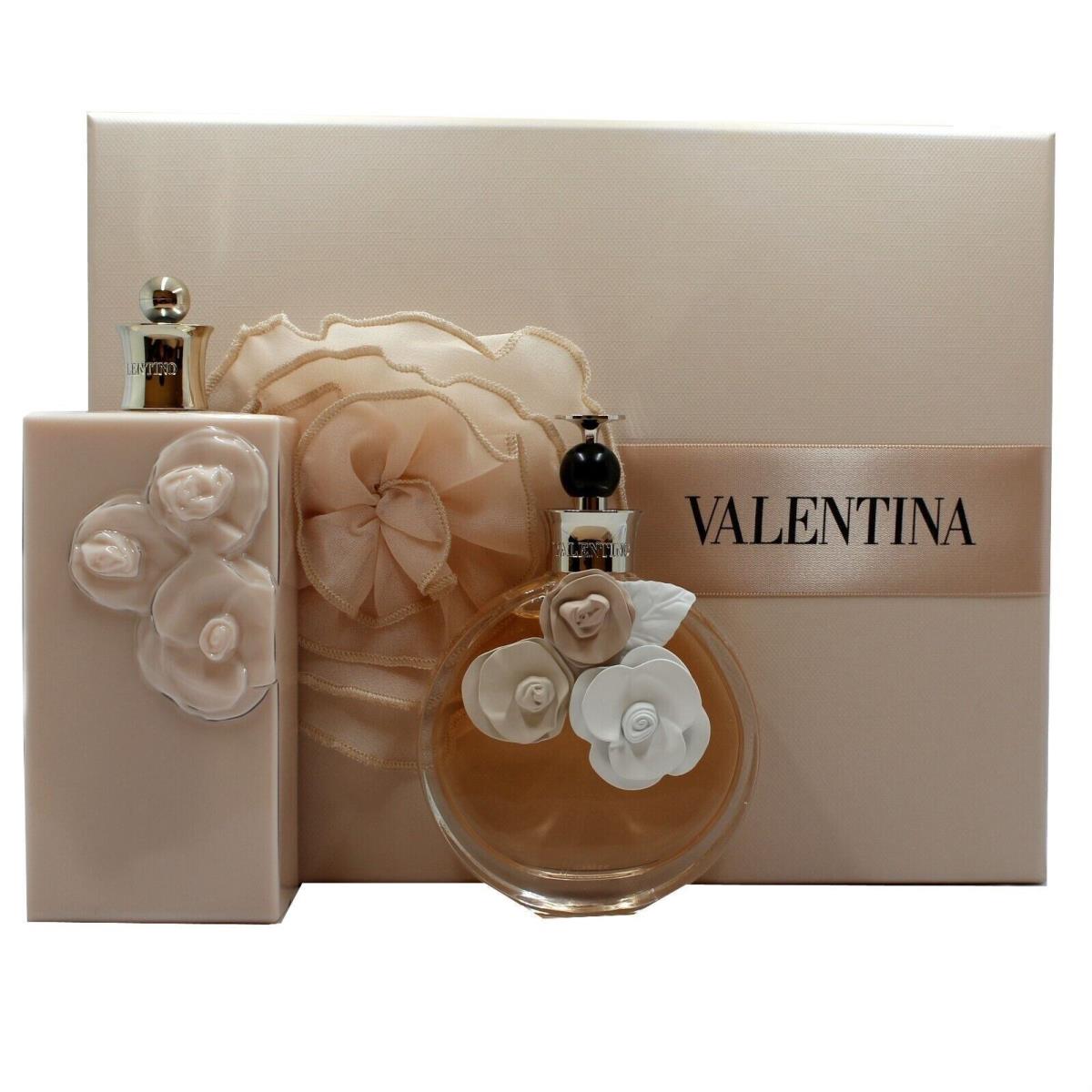 Valentina BY Valentino 2 PC Set 2.7OZ Edp Spray 6.8OZ Lotion