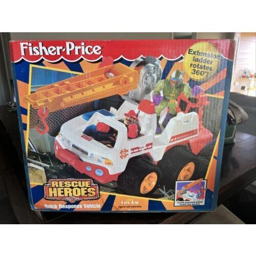 1998 Vintage Rescue Heroes Quick Response Vehicle