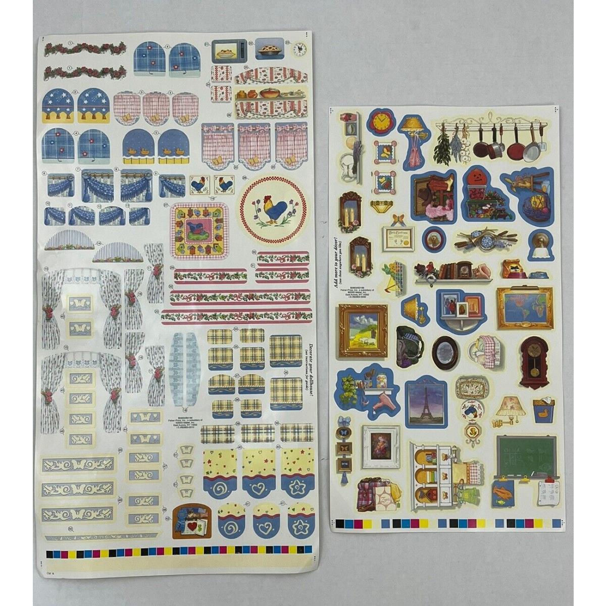 Fisher Price Dollhouse Loving Family Sweet Sounds Sticker Panels Replacement