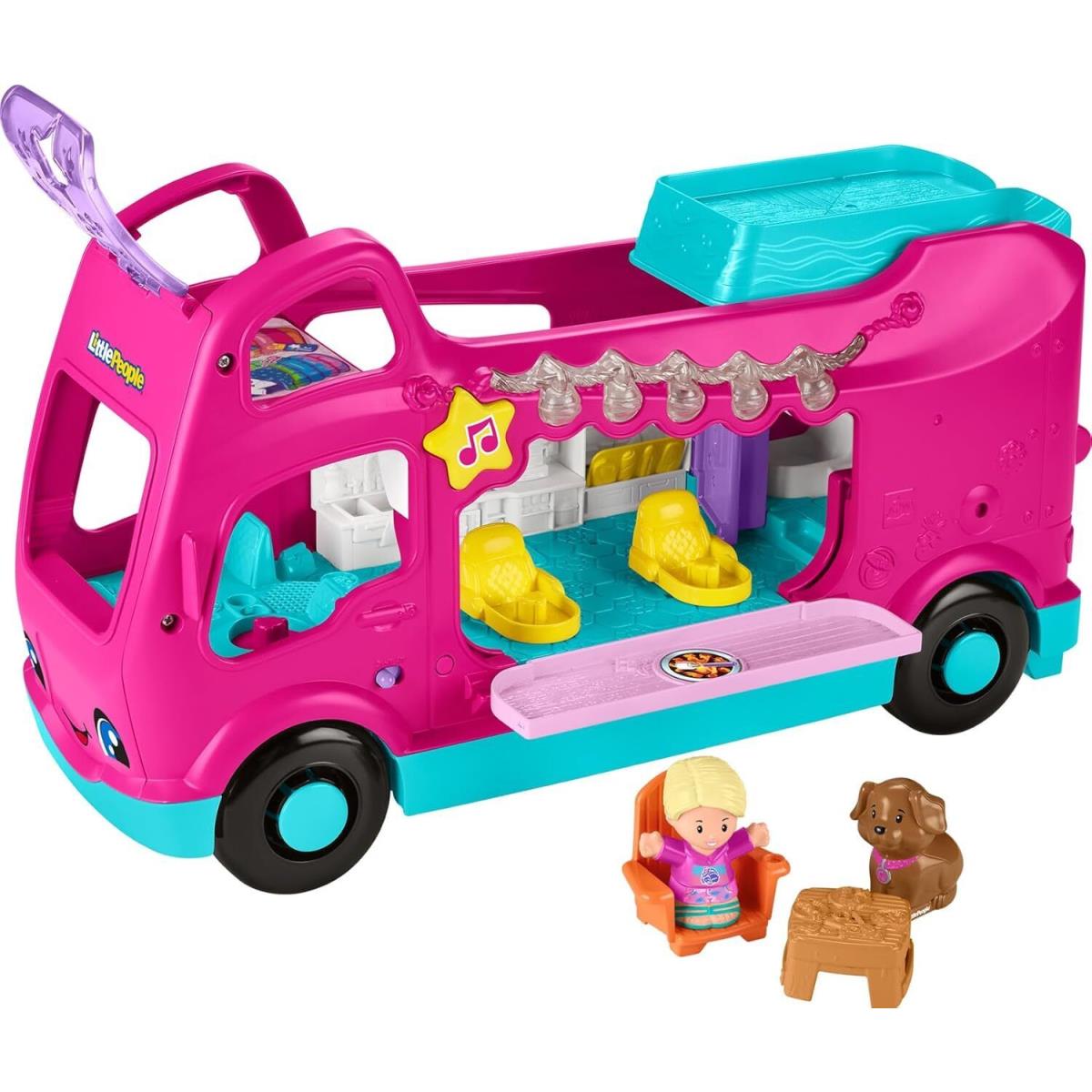 Fisher-price Little People Toddler Toy Barbie Dreamcamper RV