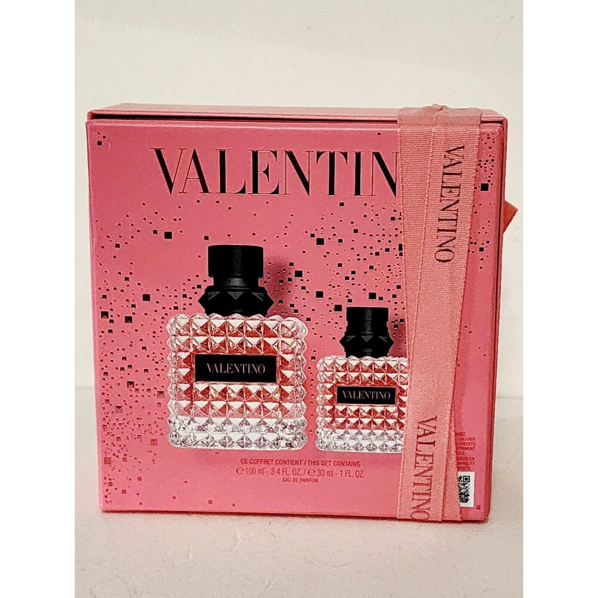 Valentino Born IN Roma 2PC Gift Set 3.4OZ Edp + 1.0OZ Edp For Women