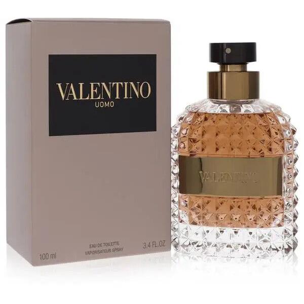 Valentino Uomo by Valentino Edt Spray 3.4 oz-100 ml For Men Sealed