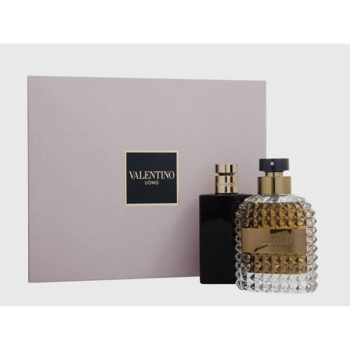 Valentino Uomo By Valentino Edt Spray 3.4 Oz Aftershave Balm 3.4 Oz Very Rare