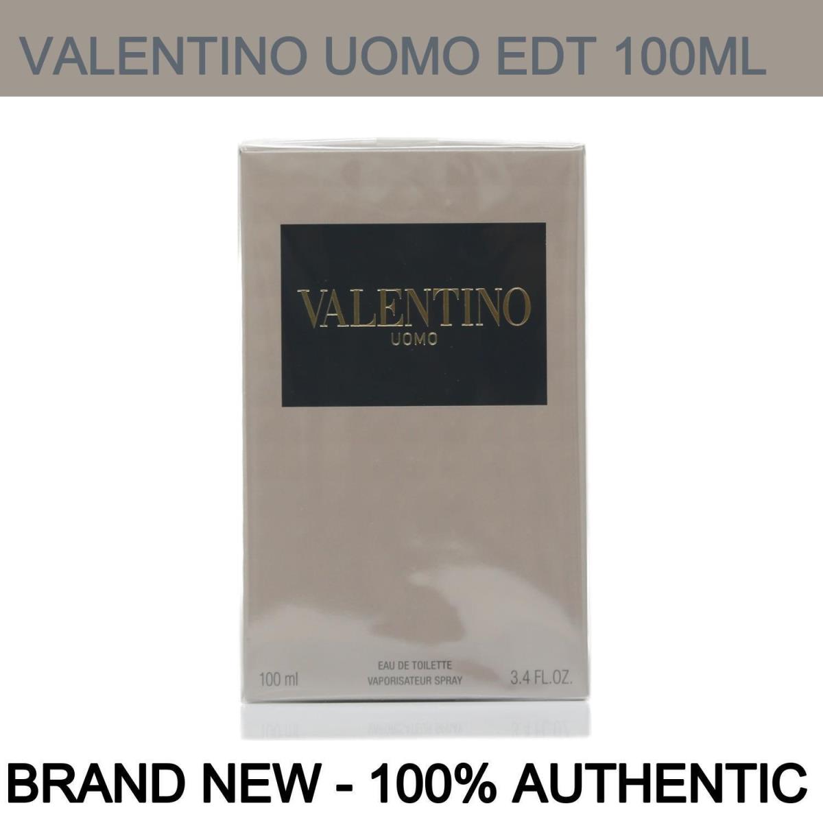 Valentino Uomo Eau de Toilette For Men 3.4oz Spray Bottle