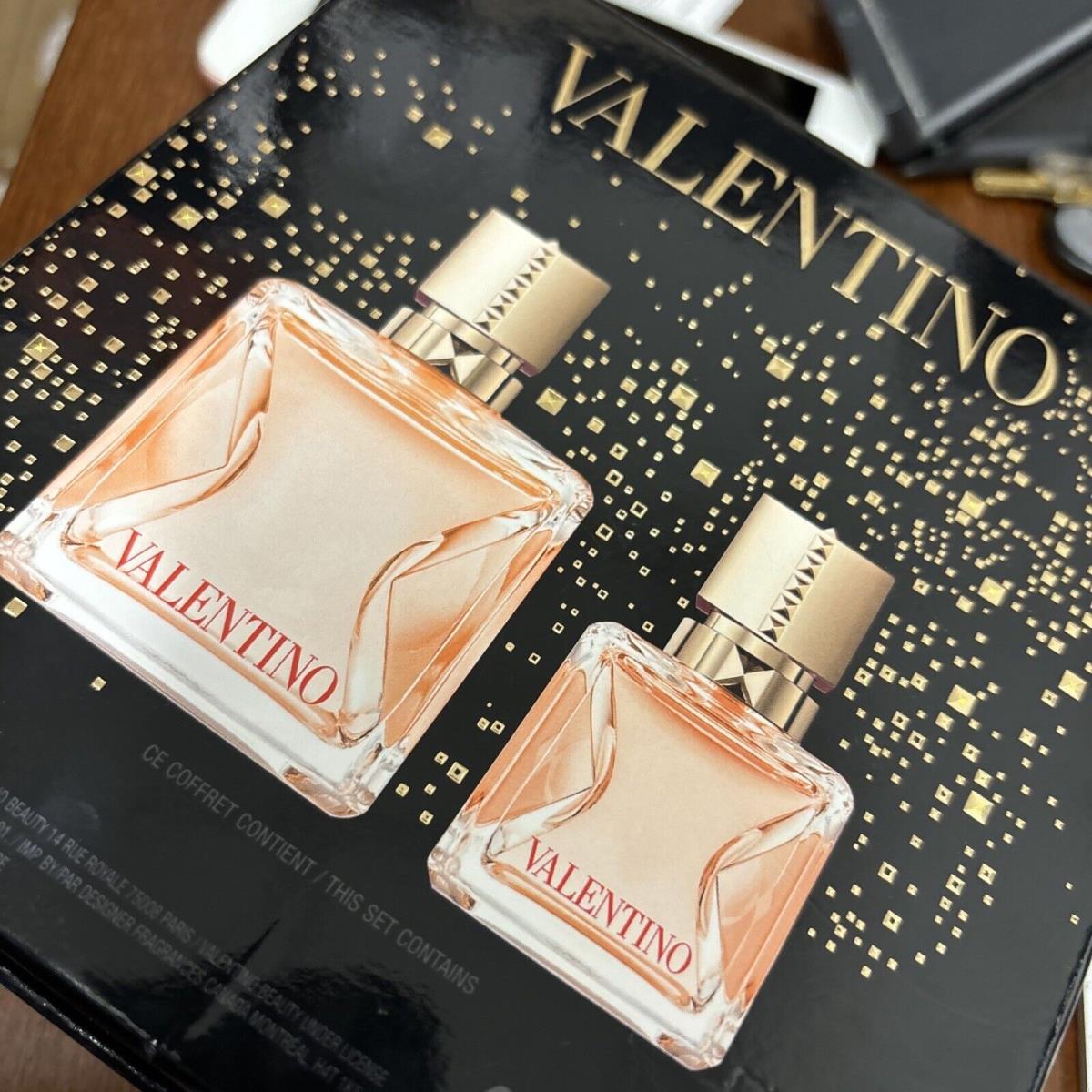 Valentino Voce Viva Intensa Eau De Parfum Intense Gift Set 3.4oz + 1oz